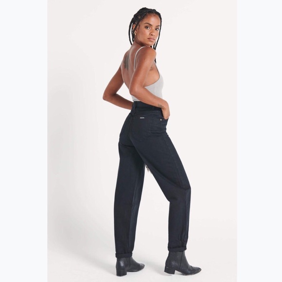 NEW ROLLA’S Genie Black Barrel Leg Jeans | size 24 - Picture 2 of 6